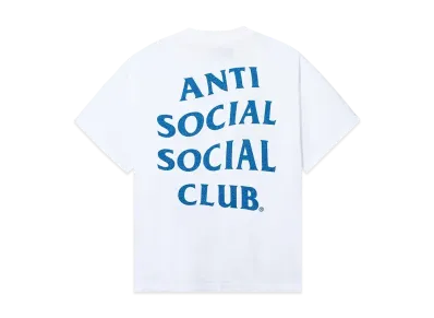ANTI SOCIAL SOCIAL CLUB Mind Games Glitter Tee "White"