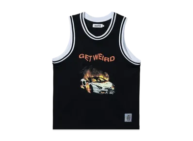 ANTI SOCIAL SOCIAL CLUB Burnout Basketball Jersey "Black"
