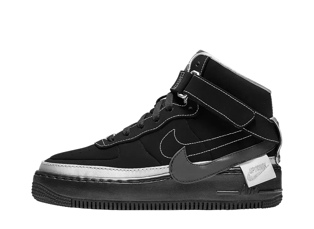 Rox Brown × Nike Women's Air Force 1 Jester XX "Black/Metallic Silver"