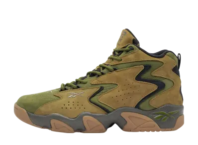 atmos × Reebok Mobius "Acid Gold/Vintage Green"