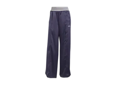 adidas Stripe Rib Wideleg Track Pants "Shadow Navy"