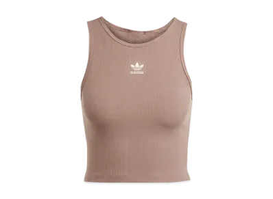 adidas Essentials Rib Tank Top "Trace Brown"