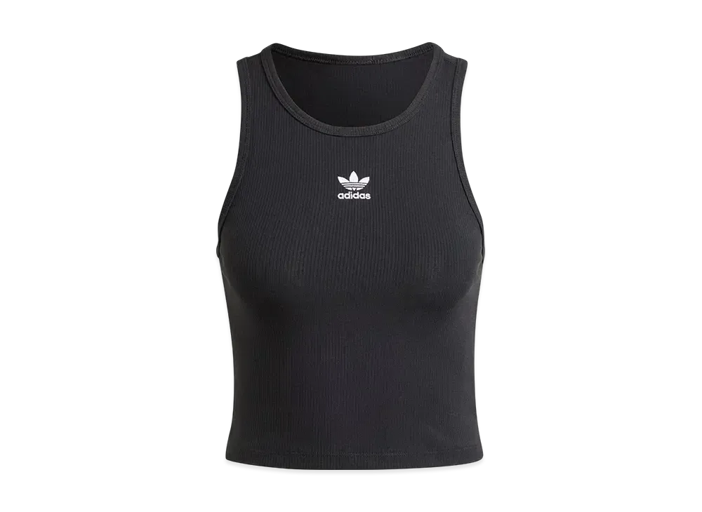 adidas Essentials Rib Tank Top "Black"