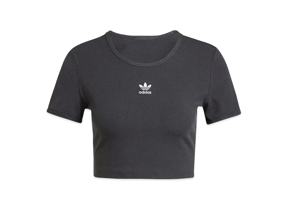 adidas Essentials Rib T-shirt "Black"