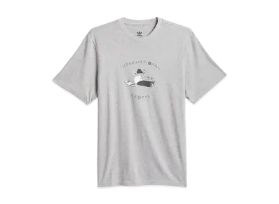 adidas Henry Jones Stretch Short Sleeve T-Shirt (Gender Neutral) "Medium Grey Heather"