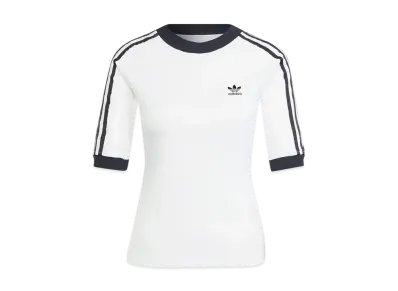 adidas Adicolor Three Stripes Raglan Short Sleeve T-Shirt "White"