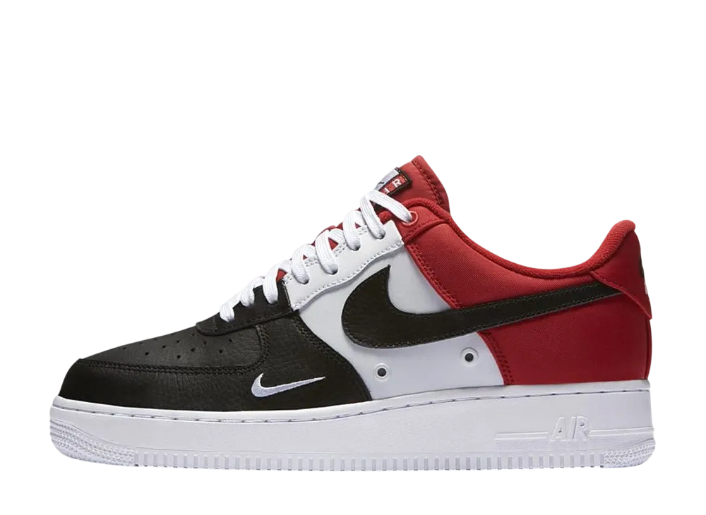 Nike Air Force 1 Low "Black Toe" (Mini Swoosh)