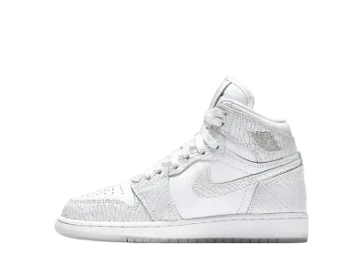 Nike GS Air Jordan 1 High "Heiress Pure Platinum"