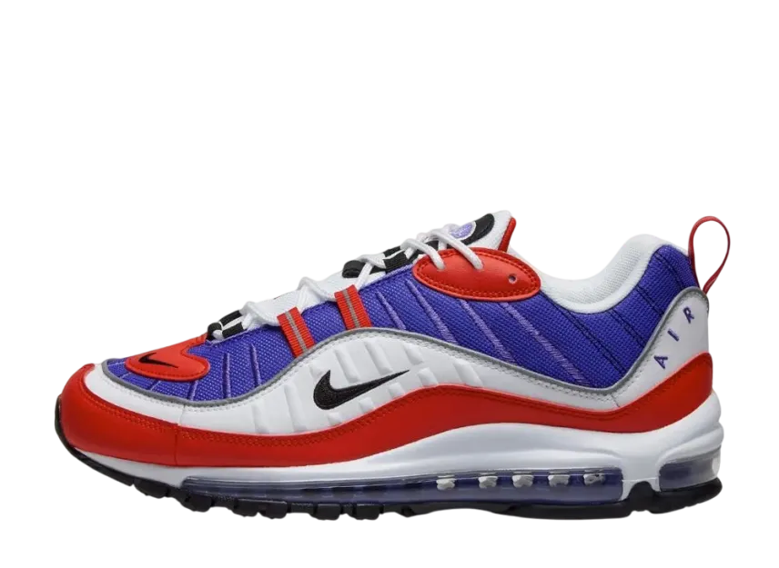 ナイキ ウィメンズ エアマックス98 "サイキックパープル/ユニバーシティレッド"