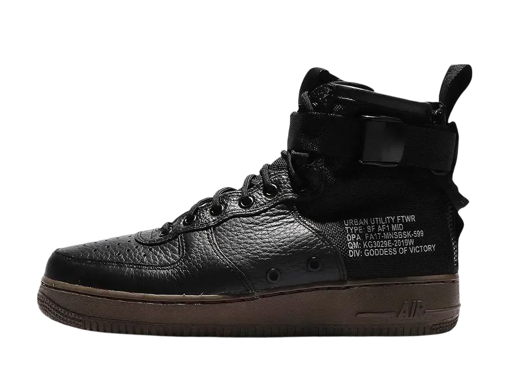 ナイキ エアフォース SF AF1 ミッド "ブラック ダーク ヘーゼル"