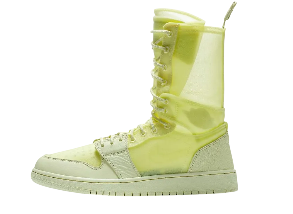 ナイキ ウィメンズ エアジョーダン1 ハイ エクスプローラーXX "ルミナス グリーン"