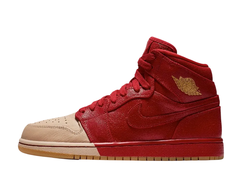 Nike Women's Air Jordan 1 Retro High Dip-Toe "Red"