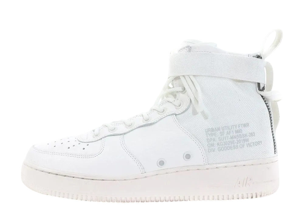 ナイキ SF エアフォース1 ミッド "トリプル アイボリー"