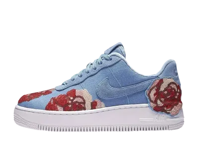Nike Women's Air Force 1 Up Step Low "Denim Rose Sky"