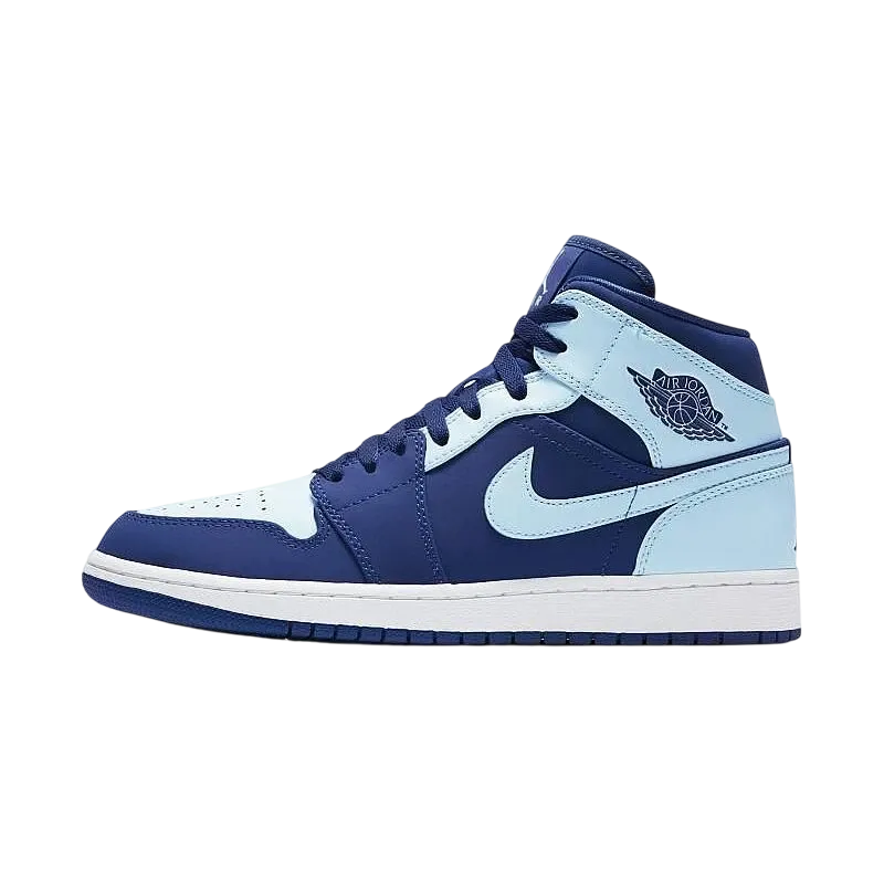 ナイキ エアジョーダン1 ミッド "チーム ロイヤル アイス ブルー"