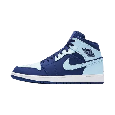 ナイキ エアジョーダン1 ミッド "チーム ロイヤル アイス ブルー"
