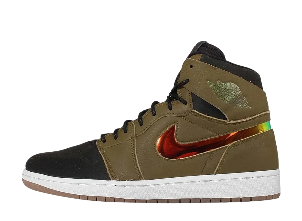 ナイキ エアジョーダン1 ハイ "ヌーヴォー エムアイエルアイティーアイエー グリーン"
