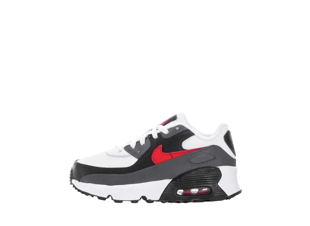 Nike TD Air Max 90 "White University Red Iron Grey"