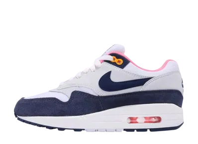 Nike Women's Air Max 1 "Pure Platinum Midnight Navy Racer Pink"