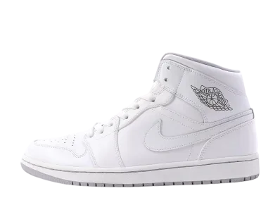 ナイキ エアジョーダン1 ミッド "ホワイト ウルフ グレー (2016)"