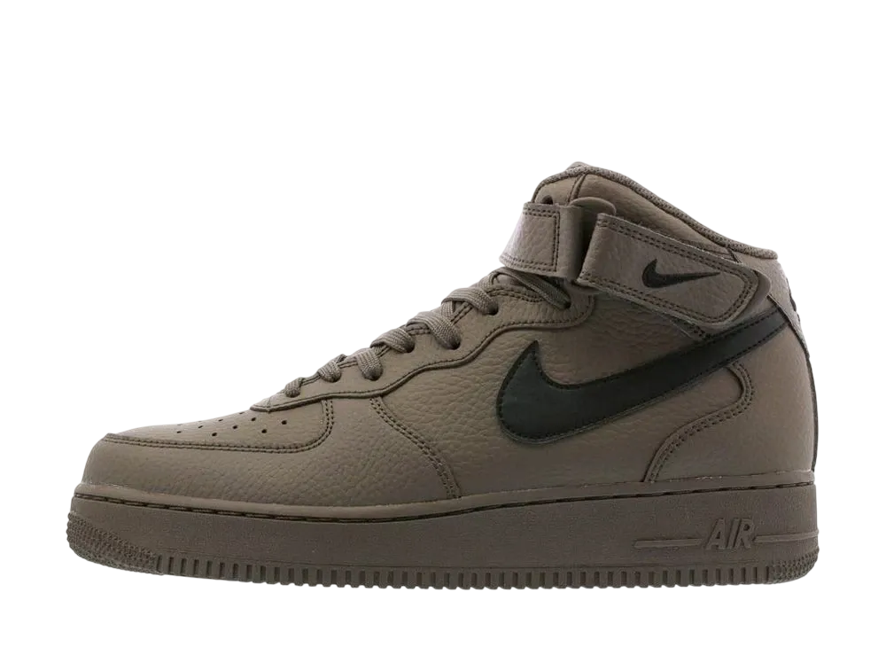 ナイキ エアフォース1 ミッド "リッジロック ブラック"