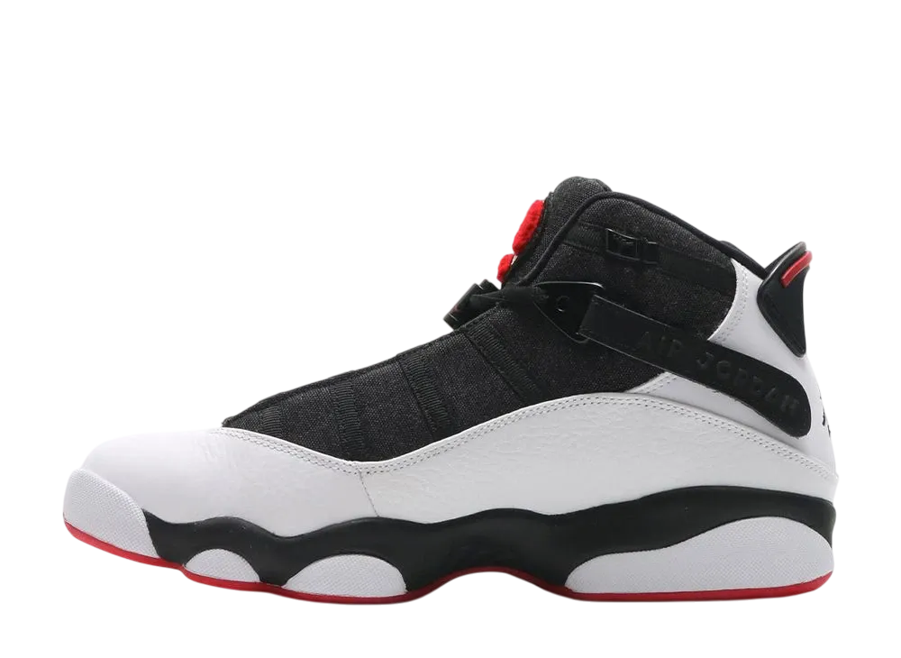 Nike Air Jordan 6 Rings "Black/White/Gym Red"