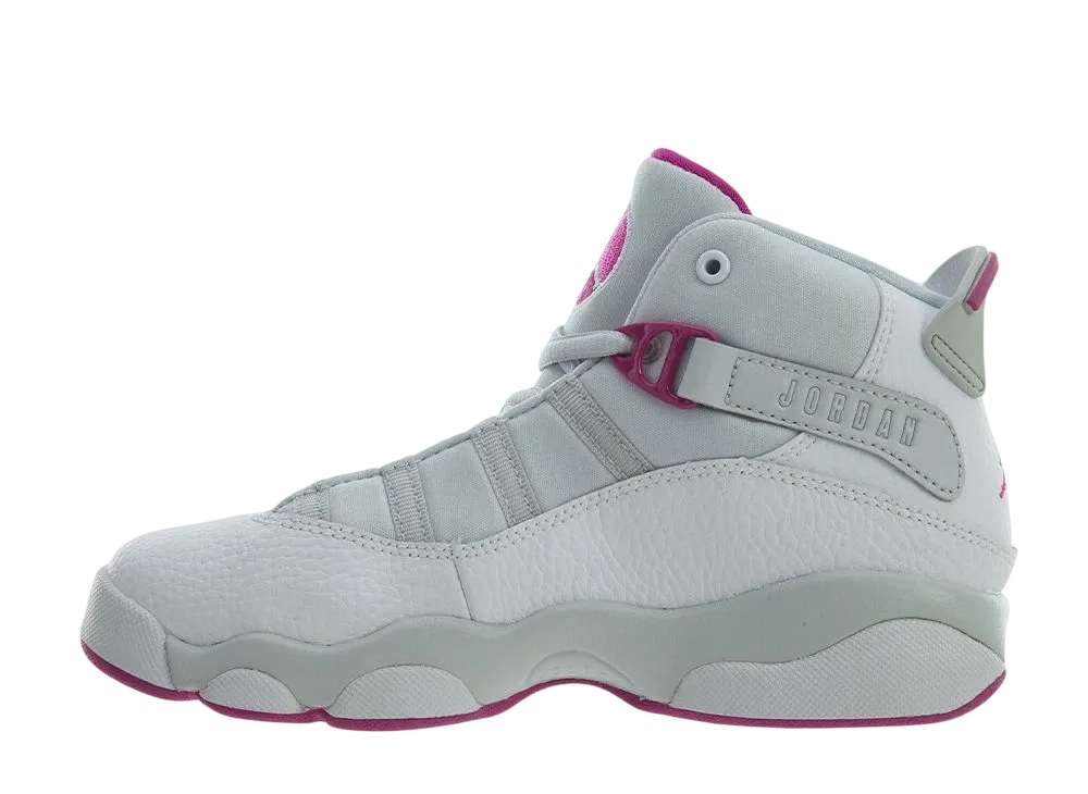 Nike PS Air Jordan 6 Rings "Pure Platinum/Fuchsia Blast"