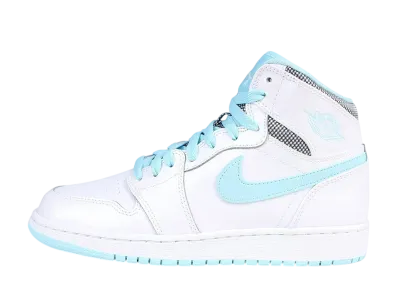 Nike GS Air Jordan 1 Retro High "White/Still Blue"