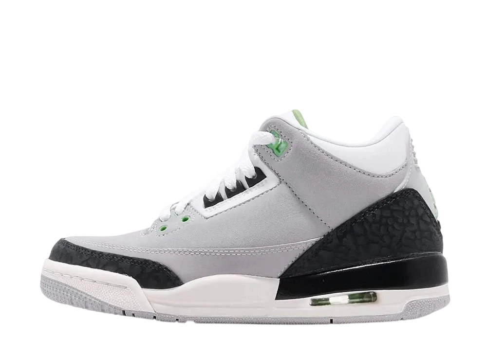 ナイキ GS エアジョーダン3 レトロ "クロロフィルライト"