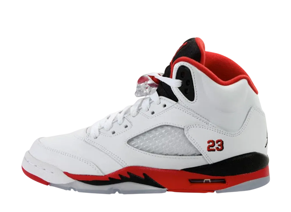 Nike GS Air Jordan 5 Retro "Fire Red/Black Tongue" (2013)