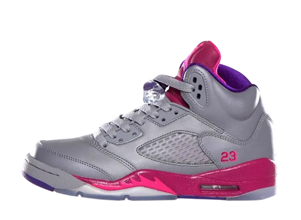Nike GS Air Jordan 5 Retro "Cet Grey/Pink"