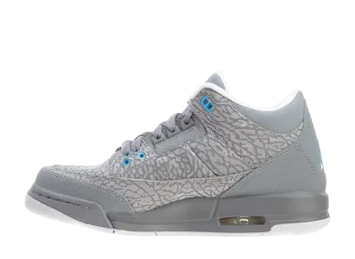 Nike GS Air Jordan 3 Retro Flip "Cool Grey Blue Glow "
