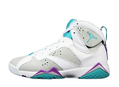 Nike GS Air Jordan 7 Retro "Neutral Grey/Mineral Blue/Bright Violet"