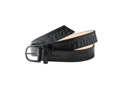 TIGHTBOOTH Leather Logo Belt "Black"
