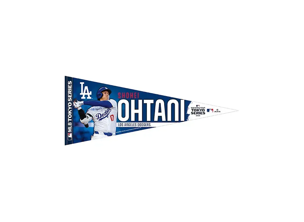 MLB Wincraft Dodgers Shohei Otani Tokyo Series Opening Game Pennant