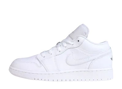 Nike GS Air Jordan 1 Low "Triple White"