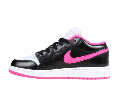 Nike GS Air Jordan 1 Low "Black/White/Hyper Pink"