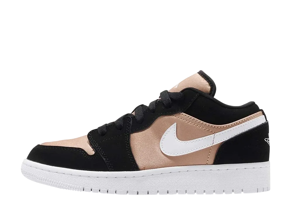 Nike GS Air Jordan 1 Low "Black/White/Rose Gold"