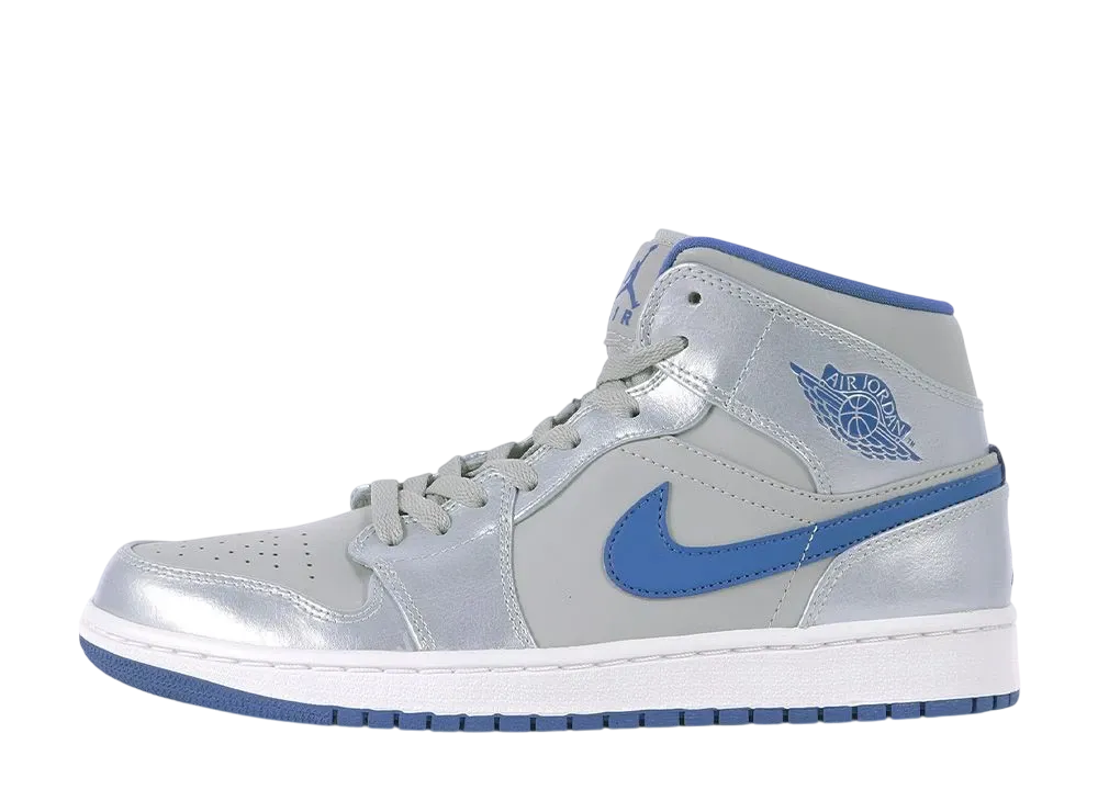 Nike Air Jordan 1 Mid "Wolf Grey/Sport Blue"