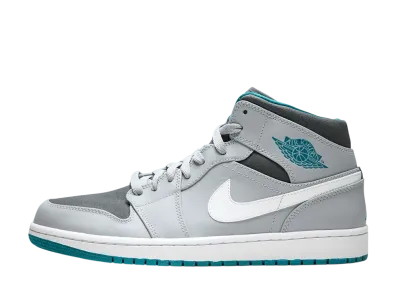 Nike Air Jordan 1 Mid "Wolf Grey/Tropical Teal"