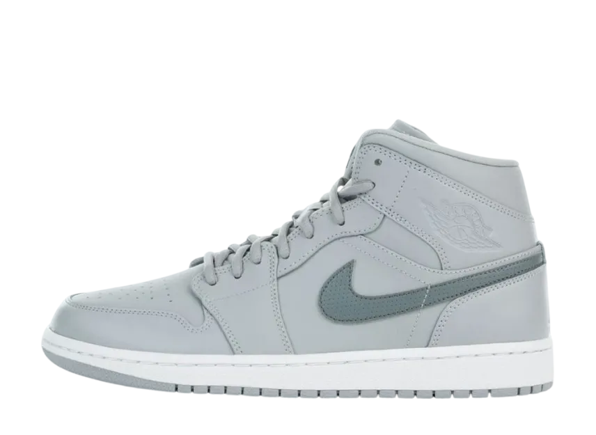 ナイキ エアジョーダン1 ミッド "ウルフ グレー クール グレー"