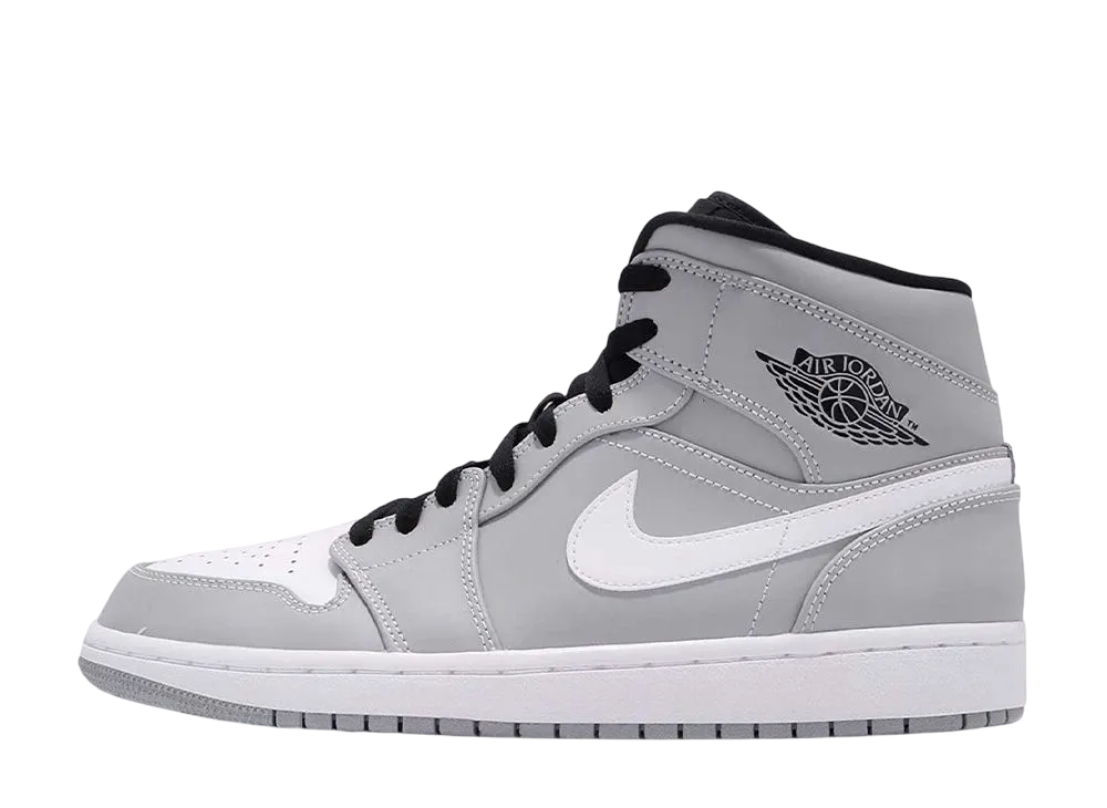 Nike Air Jordan 1 Mid "Wolf Grey/Black/White"
