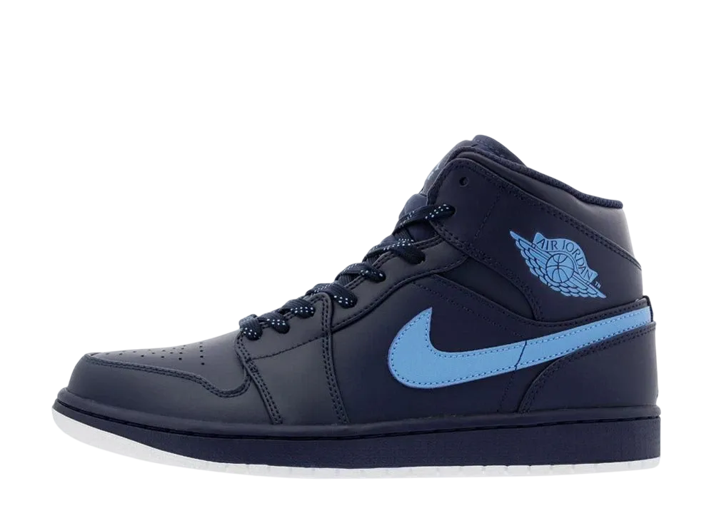 Nike Air Jordan 1 Retro Mid "Obsidian/University Blue"