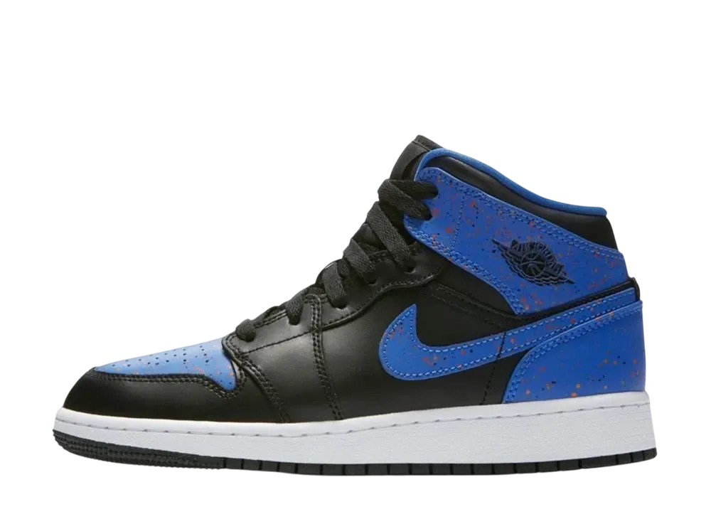 ナイキ エアジョーダン1 ミッド "ロイヤル ペイント スプラッター (GS)"