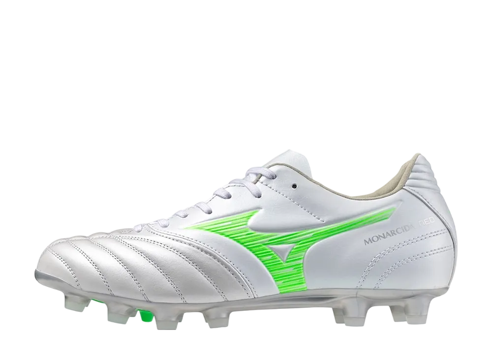 ミズノ モナルシーダネオ3 ワイド プロ "スーパーホワイトパール/ネオングリーン"