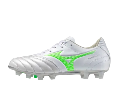 ミズノ モナルシーダネオ3 ワイド プロ "スーパーホワイトパール/ネオングリーン"