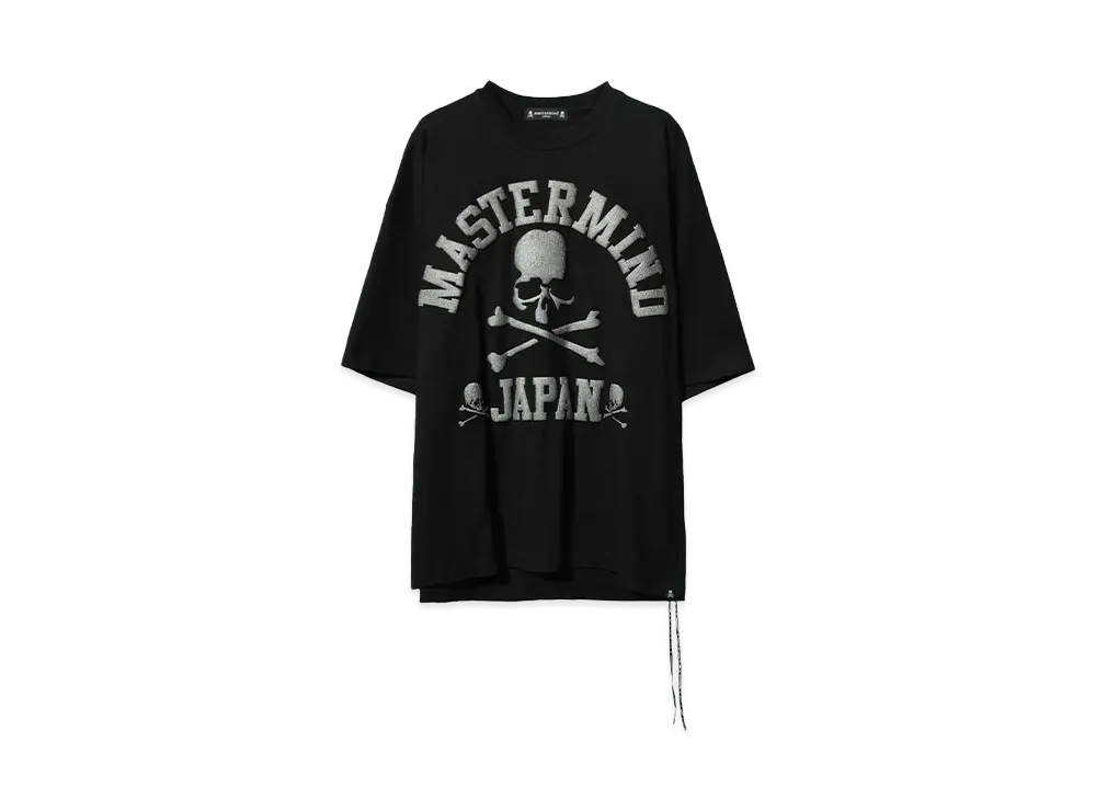 MASTERMIND JAPAN-UNIVERSITY TEE "BLACK"