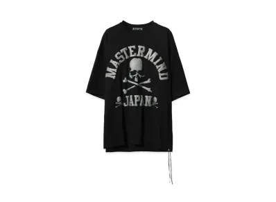 MASTERMIND JAPAN-UNIVERSITY TEE "BLACK"