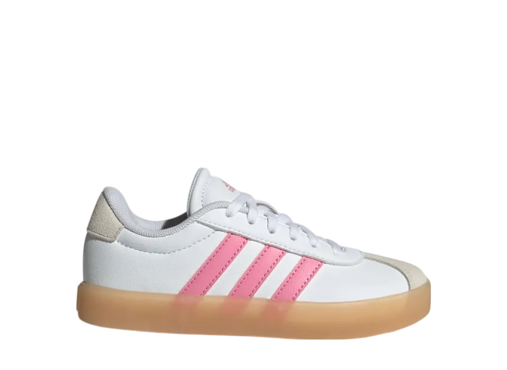 アディダス GS VL コート3.0 "クラウドホワイト/ブリスピンク/アルミナ" (キッズ)