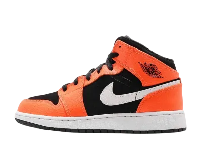 Nike GS Air Jordan 1 Mid "Black Cone"